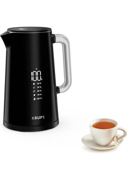 BW8018 Smart’n Light Su Isıtıcı, 1.7l, 5 Sıcaklık Ayarı, Dijital Ekran, Otomatik Kapanma