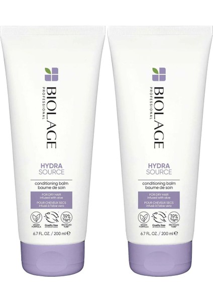 Hydrasource Saç Kremi 200 ml 2’li Set