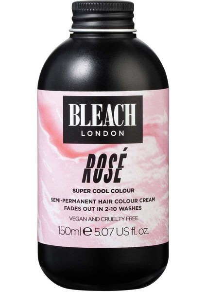Rose Super Cool Colour 150 ml Vegan Geçici Soluk Pembe Saç Rengi