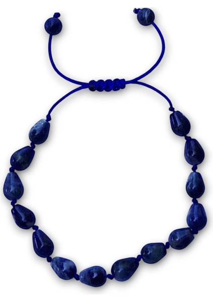 Damla Kesim Sodalit Bileklik Makrome Ayarlı 332-4