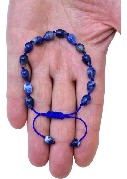 Damla Kesim Sodalit Bileklik Makrome Ayarlı 332-4 fırsatları