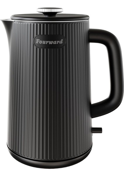 1.7l Paslanmaz Çelik Su Isıtıcısı 2200W Hızlı Kaynatma, Çift Duvarlı, Bpa Içermez