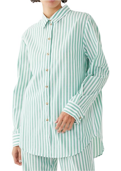Şık Pamuklu Pijama Üstü