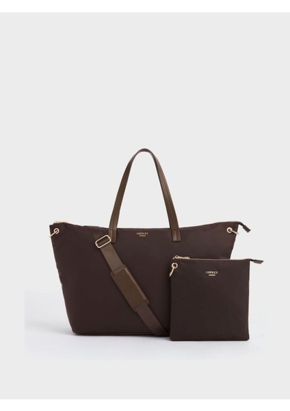 Wanderer Siyah Naylon Seyahat ve Spor Çantası + Pouch