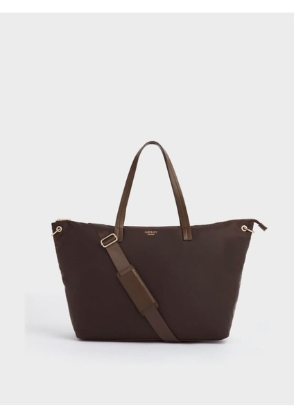 Wanderer Siyah Naylon Seyahat ve Spor Çantası + Pouch