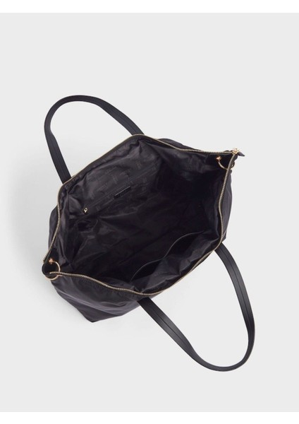 Wanderer Siyah Naylon Seyahat ve Spor Çantası + Pouch