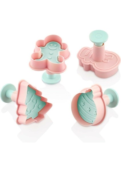 12 Adet Basmalı Kopat Kurabiye Kalıbı Seti Gingerbreadman Çam Ağacı Yılbaşı Özel Kurabiye fırsatları