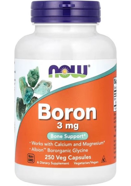 Boron 3 mg 250 Veggie Capsules