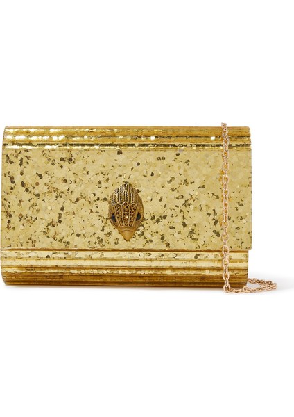 Akrilik Parti Eagle Clutch - Altın