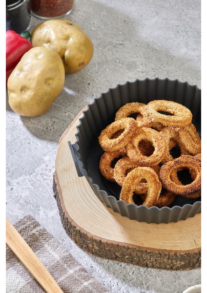 Airfryer Silikon Pişirme Kabı modelleri