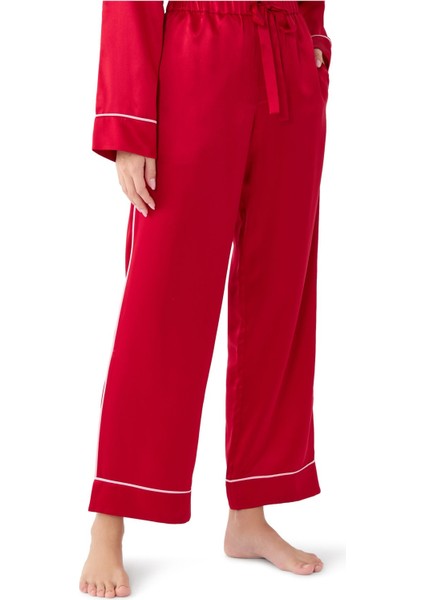Saten Ipek Pijama Takımı
