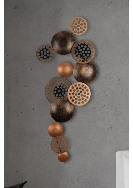 Doreart Bronte Metal Duvar Tablosu, Ev Ofis Duvar Panosu (Bronz) fiyatları