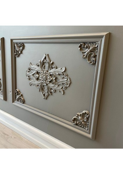 Dekoratif Boyanabilir Duvar Çıta Motifi 10*12CM (1 Adet)