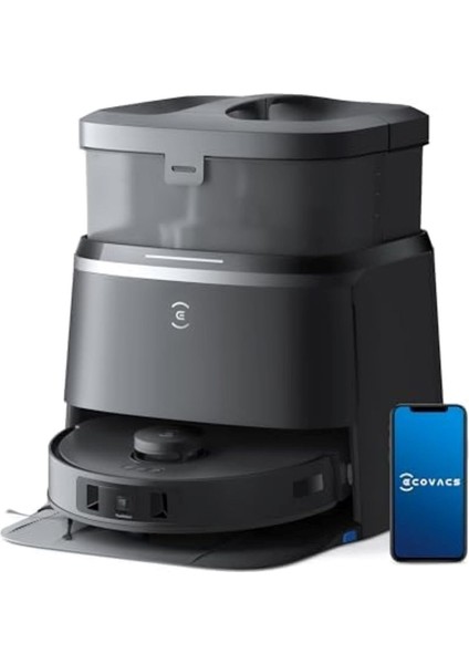 Deebot T30 Pro Omni Robot Süpürge, Mop Fonksiyonu, 11.000 Pa Emiş Gücü, Zerotangle Teknolojisi