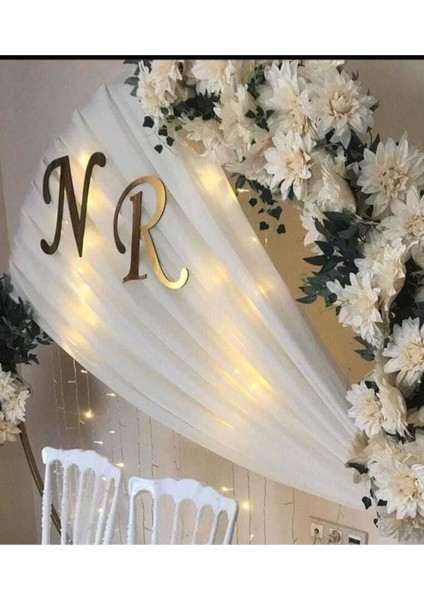 Söz,nişan,kına 30 cm Pleksi Ayna Baş Harf Gold fırsatları