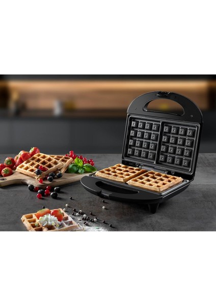 Waffle Makinesi,xl Teppanyaki Tasarım, Yapışmaz Kaplama, Isı Yalıtımlı Bambu Sap fiyatları