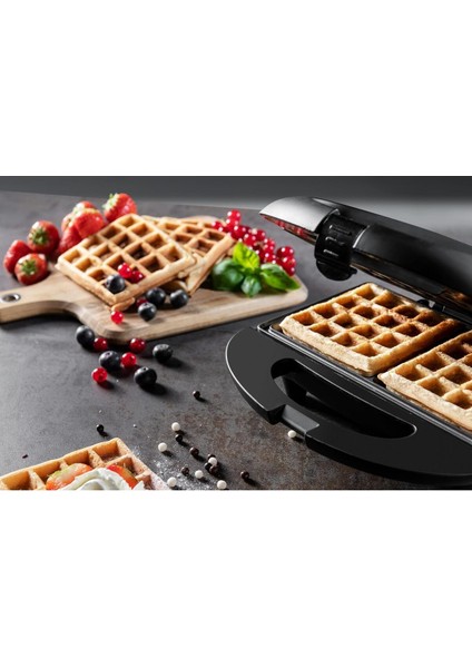 Waffle Makinesi,xl Teppanyaki Tasarım, Yapışmaz Kaplama, Isı Yalıtımlı Bambu Sap fırsatları