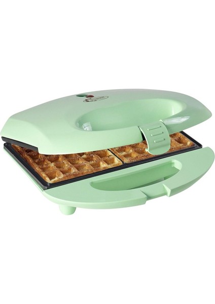 Waffle Makinesi,xl Teppanyaki Tasarım, Yapışmaz Kaplama, Isı Yalıtımlı Bambu Sap