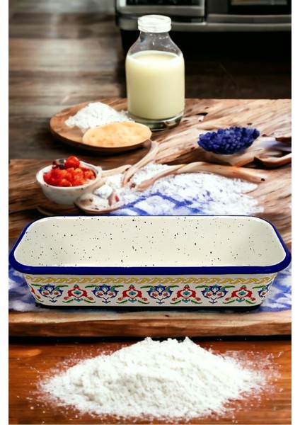 30/13 Emaye Baton Kek Ekmek Kalıbı 1,7Lt Fırın, Pişirme, Pasta, Çeyiz, indirimleri