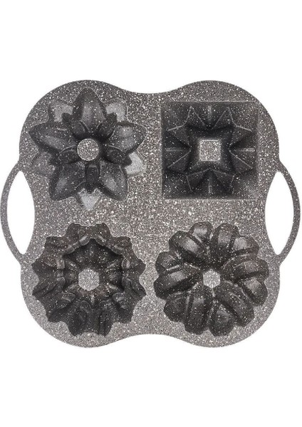 Cake Pro 4'lü Gold Döküm Kek Kalıbı Altın fırsatları