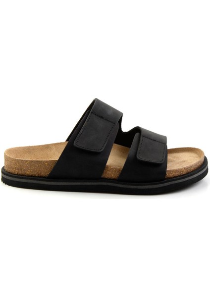 Siyah Leather Erkek Terlik E04801200101