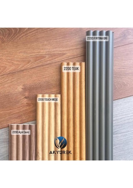 Akyürek Lb 2200 Model Touch Meşe Dekor Profil Duvar Kaplama Panel Lambri