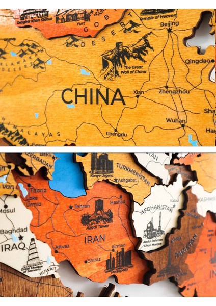 Seyyah Dünya Haritası modelleri