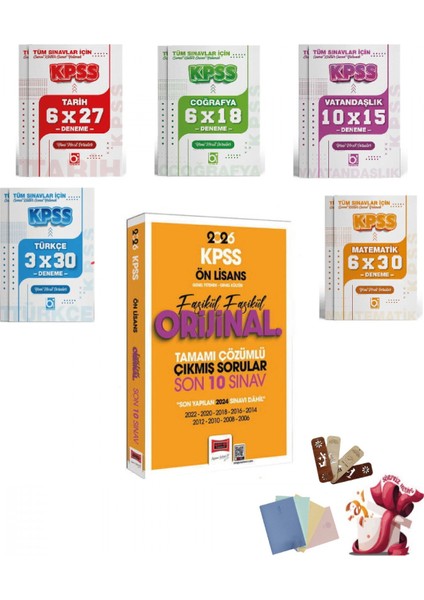 2026 Kpss Ön Lisans Gk-Gy Fasikül Fasikül Orijinal Tamamı Çözümlü