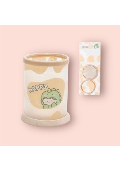 Kawaii Teddy Coco Bear Ayıcık Tavşan Kalemlik Kalem Kutusu Makyaj Kozmetik Düzenleyici