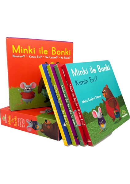 Minki Ile Bonki -4 Kitap Set