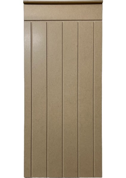 Dekoratif Duvar Paneli ( 45 x 100 cm ) Boyanabilir Ahşap 10 mm Ham Mdf Duvar Paneli