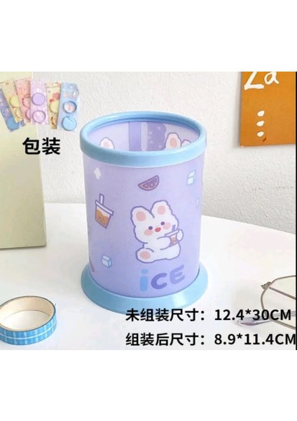 Kawaii Teddy Coco Bear Ayıcık Tavşan Kalemlik Kalem Kutusu Makyaj Kozmetik Düzenleyici fiyatları