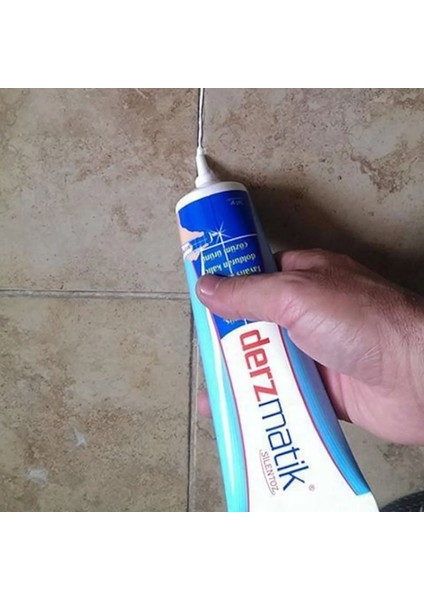 Büro Ev Ofis Tadilatı Için 3ADET 380GR Krem Lavabo Küvet Fayans Derzi Dolgu Kalemi Spatula Seti