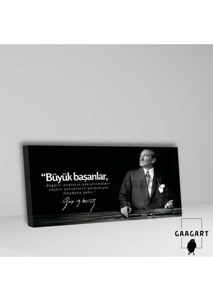 Panoramik Kanvas Makam Panosu Atatürk Kadınlar Hakkında Sözü