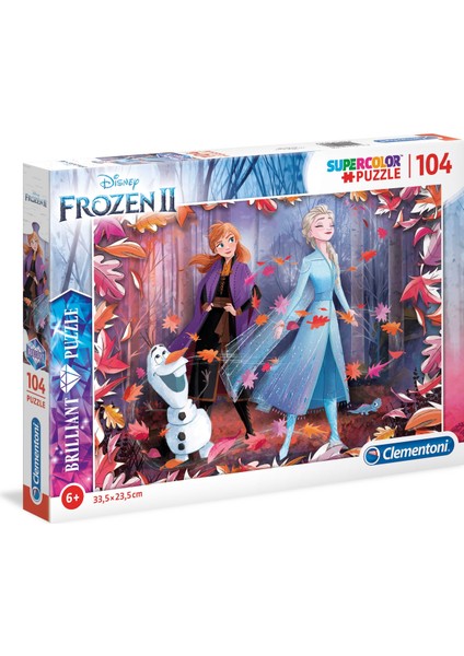 104 Parça Disney Frozen Brilliant Puzzle fiyatları