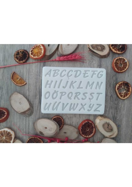 Silikon Harf Kalıp Epoksi Pasta & Mum Silikon Kalıp