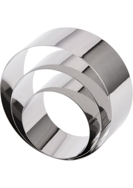 Narkalıp Yuvarlak Kek Kalıbı 3 Lü Serinlik 10 cm