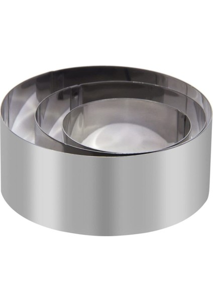 Narkalıp Yuvarlak Kek Kalıbı 3 Lü Serinlik 10 cm fiyatları