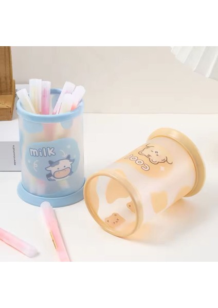 Kawaii Teddy Coco Bear Ayıcık Tavşan Kalemlik Kalem Kutusu Makyaj Kozmetik Düzenleyici modelleri