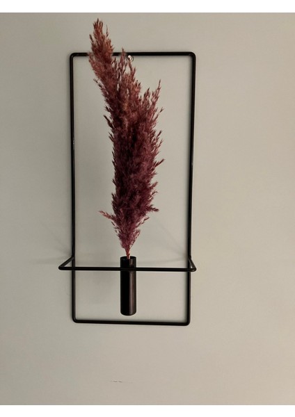 2 Adet Kare Siyah Metal Çiçeklik , Modern Dekoratif Metal Çiçeklik fırsatları