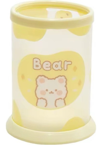 Kawaii Teddy Coco Bear Ayıcık Tavşan Kalemlik Kalem Kutusu Makyaj Kozmetik Düzenleyici