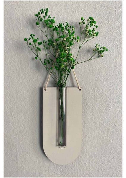 Ahşap Dekoratif Duvar Çiçekliği (Çiçek Hediyeli)