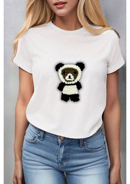 Dikme Kalın Örgü Ipli Panda Aksesuar