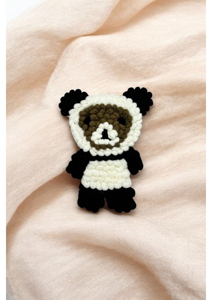 Dikme Kalın Örgü Ipli Panda Aksesuar