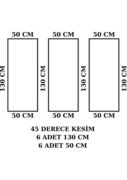 Dekoratif Boyanabilir 2,5 cm Duvar Çıtası Kesimli Hazır Paket