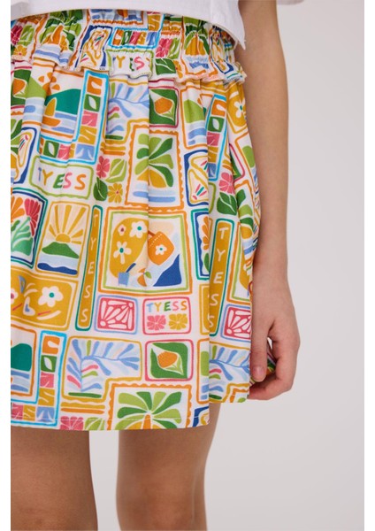 Bg Store Kız Çocuk Desenli Etek modelleri