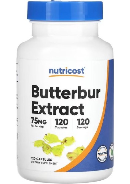 Butterbur Extract 75 mg 120 Capsules