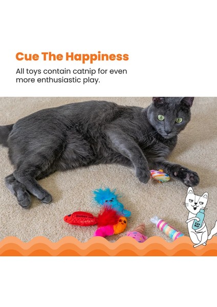 Kitty Sweet Treats Catnip'li Kedi Oyuncağı 6'lı Paket indirimleri
