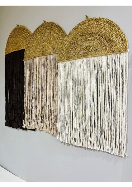 Duvar Dekorasyon Makrome Duvar Süsü Salon Antre Balkon Duvar Dekorasyonu