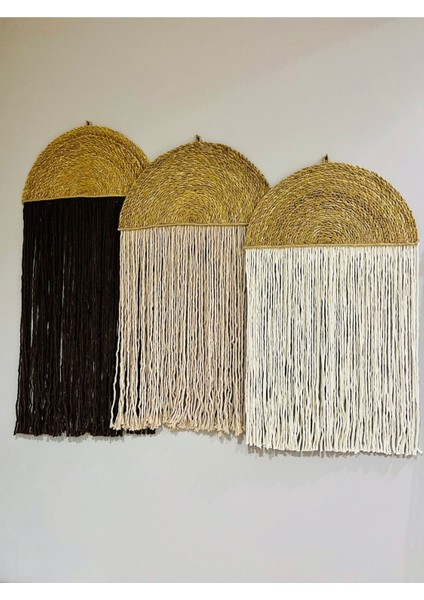 Duvar Dekorasyon Makrome Duvar Süsü Salon Antre Balkon Duvar Dekorasyonu fiyatları